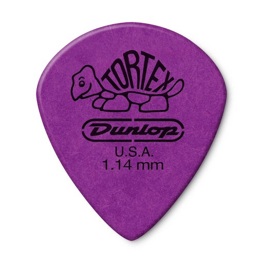 [498P1.14] Dunlop 498P1.14 1.14mm Purple Tortex® Jazz III Xl Guitar Pick (12/pack)